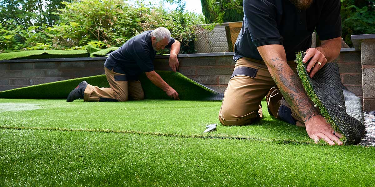 artificial grass installation