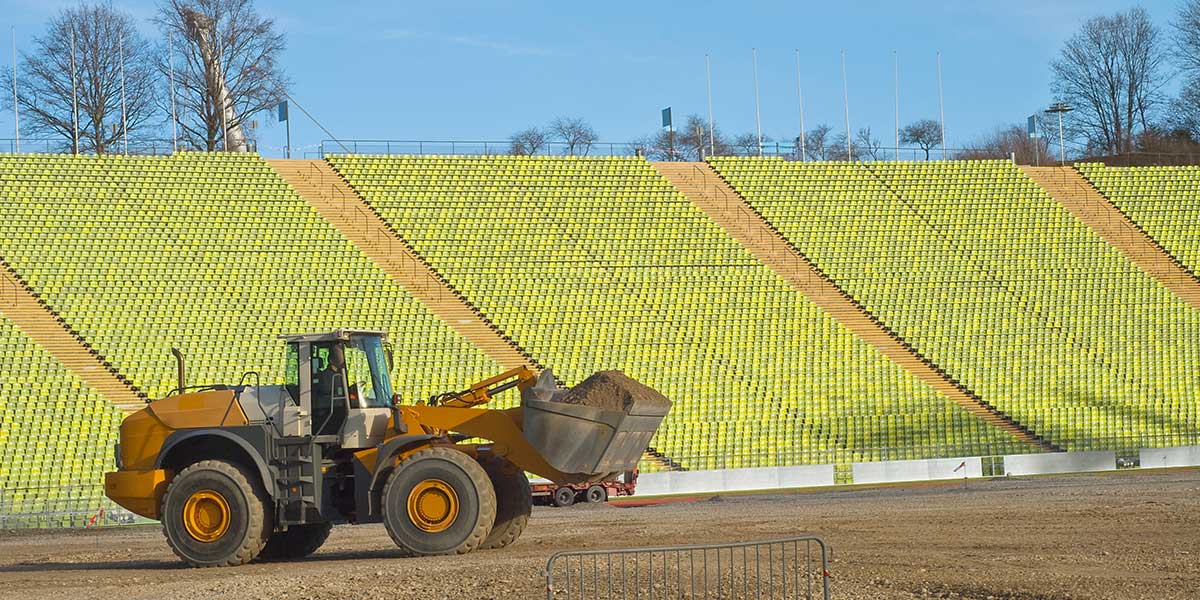 agrandissement du stade